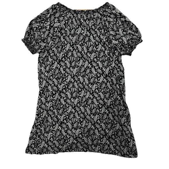 Old Navy Dress Womens XXL Black White Tigers Printed Lined Vacation Resort - Picture 6 of 14